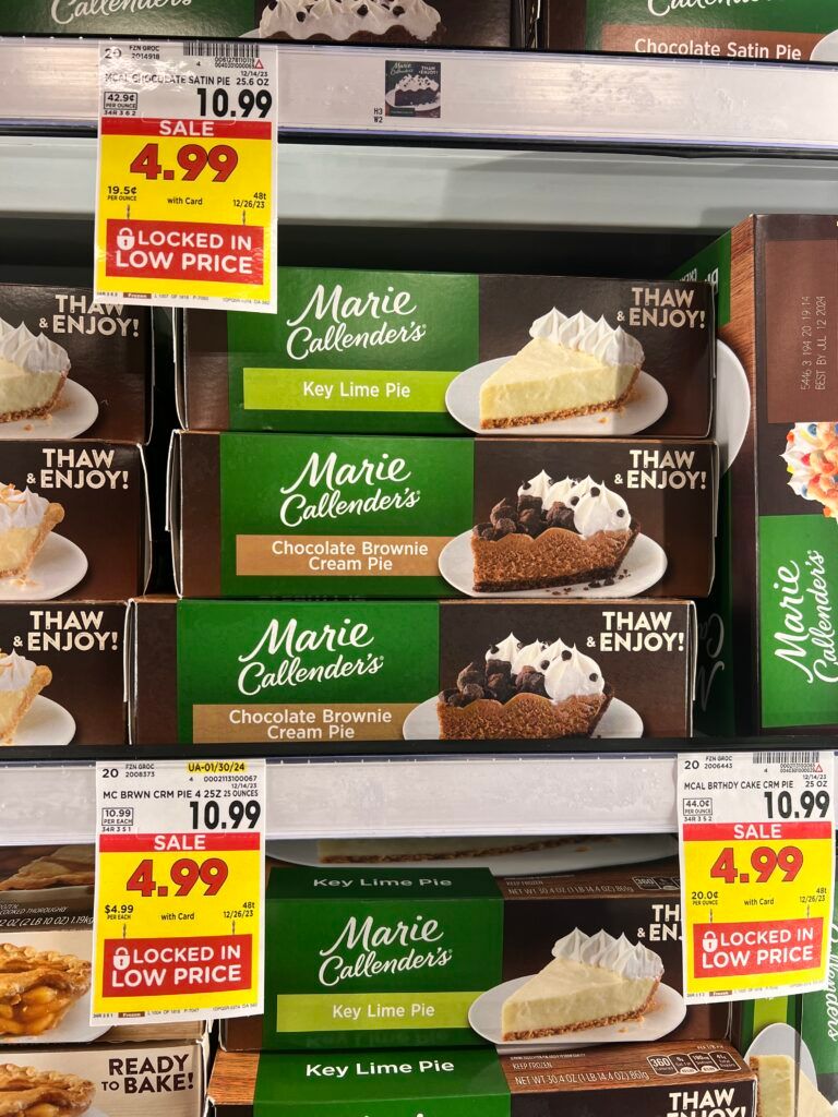 marie callenders pie kroger shelf image