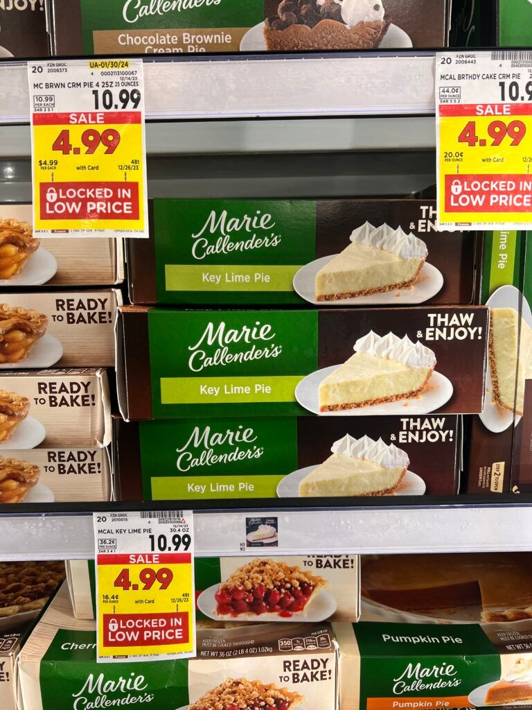 marie callenders pie kroger shelf image