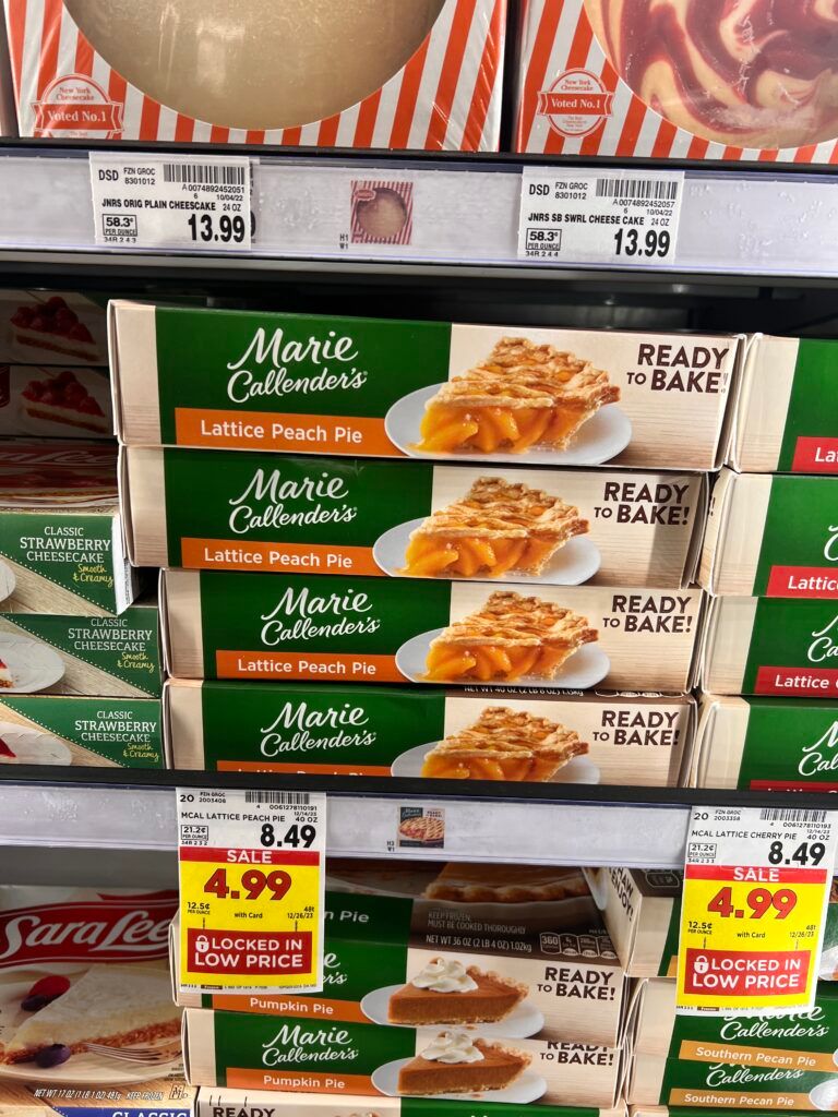 marie callenders pie kroger shelf image