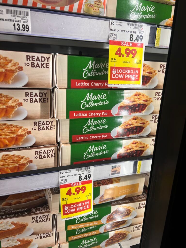 marie callenders pie kroger shelf image