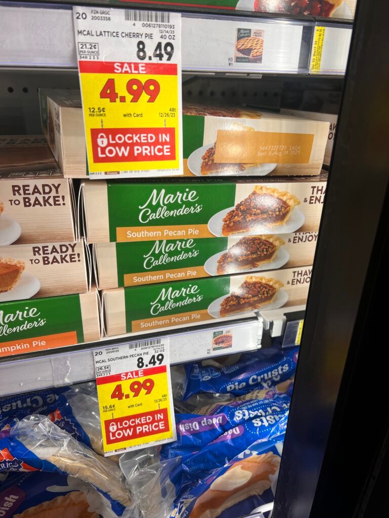 marie callenders pie kroger shelf image