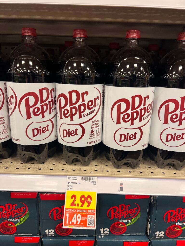 soda 2 liter kroger shelf image