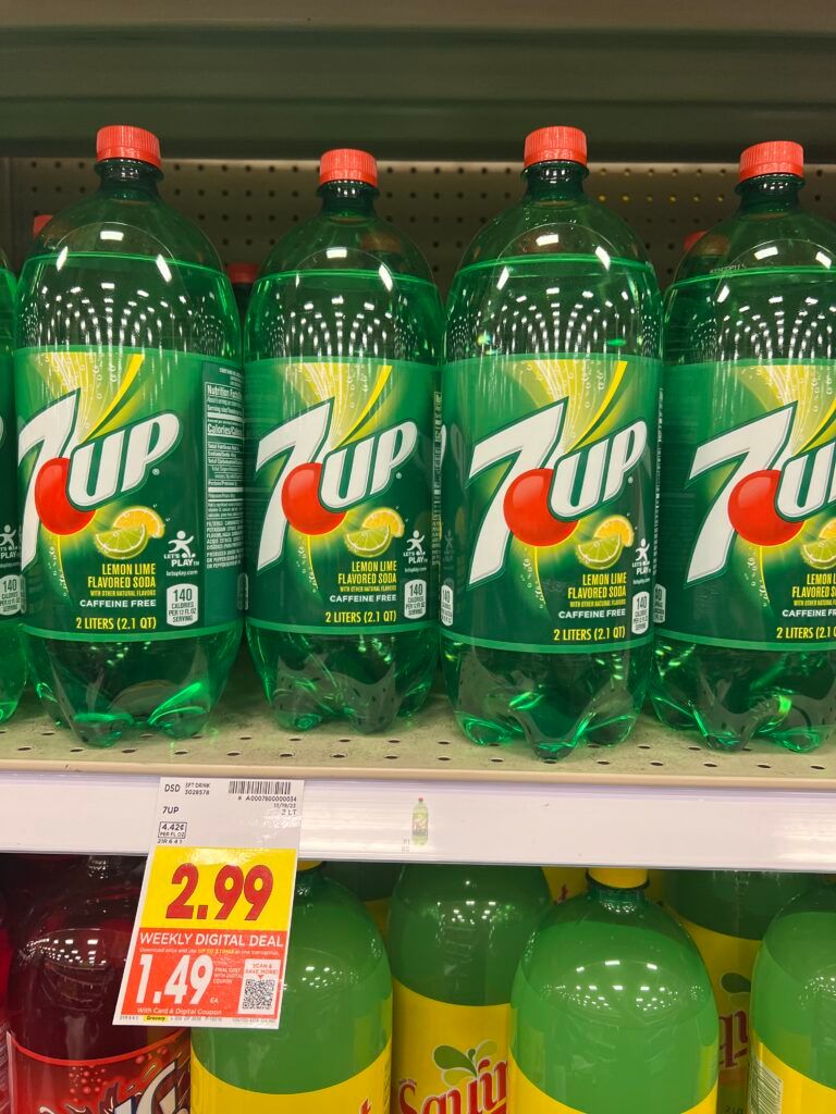 soda 2 liter kroger shelf image