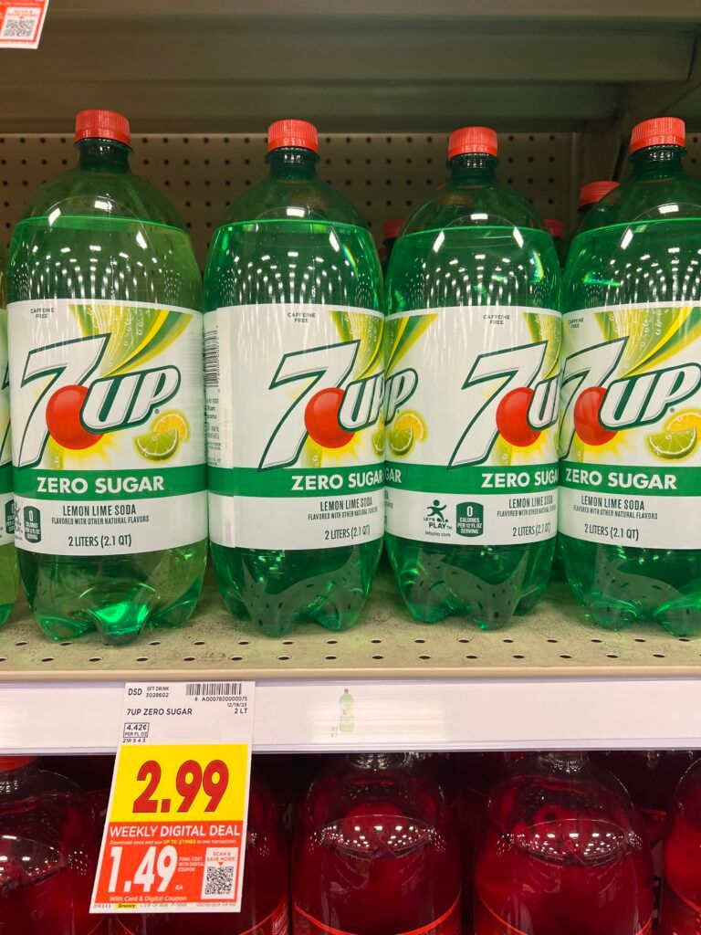 soda 2 liter kroger shelf image