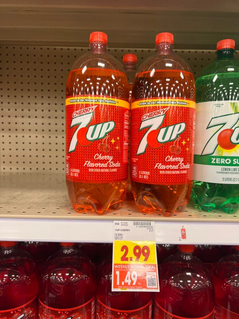 soda 2 liter kroger shelf image