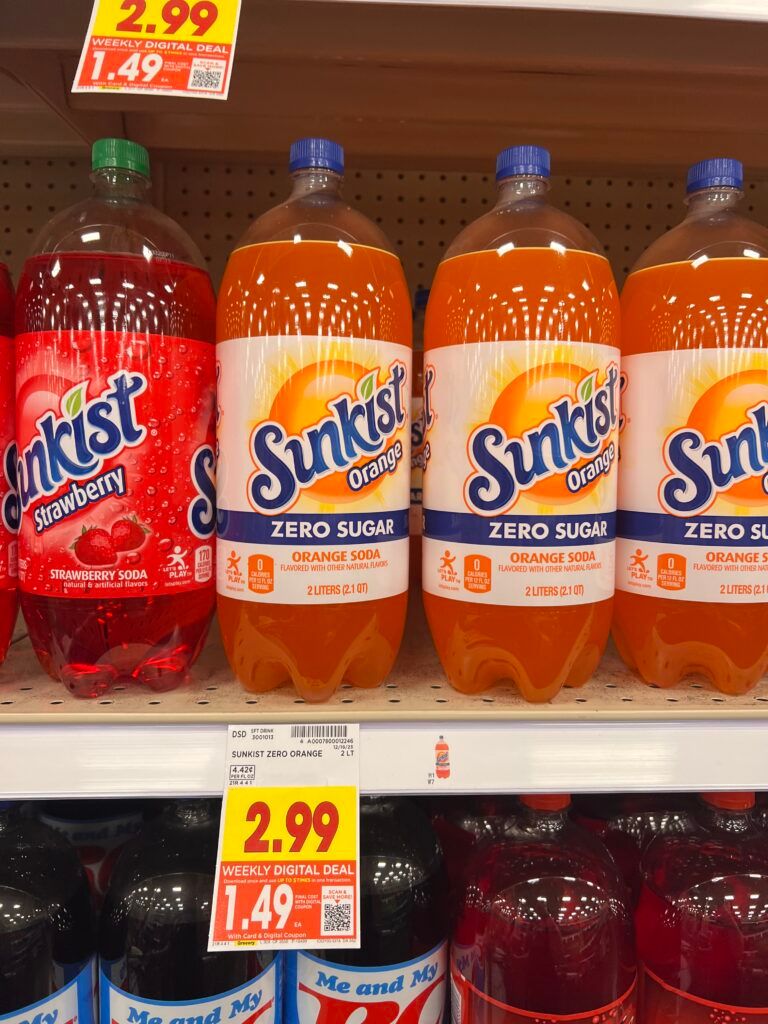 soda 2 liter kroger shelf image