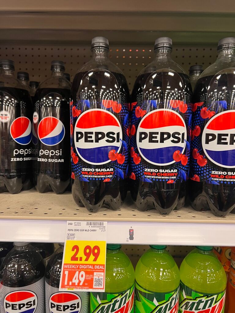 soda 2 liter kroger shelf image