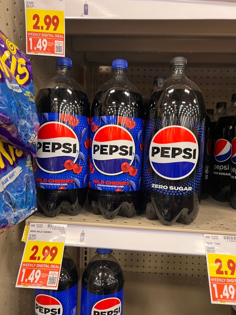 soda 2 liter kroger shelf image