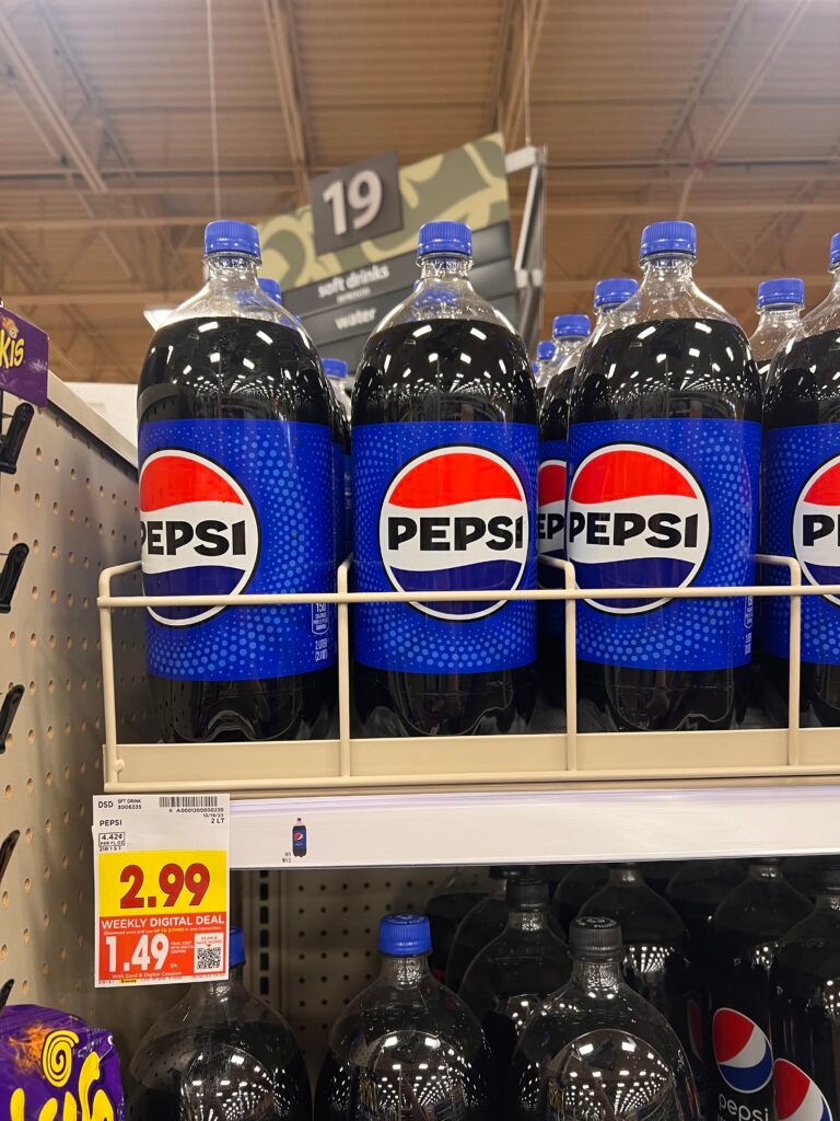 soda 2 liter kroger shelf image