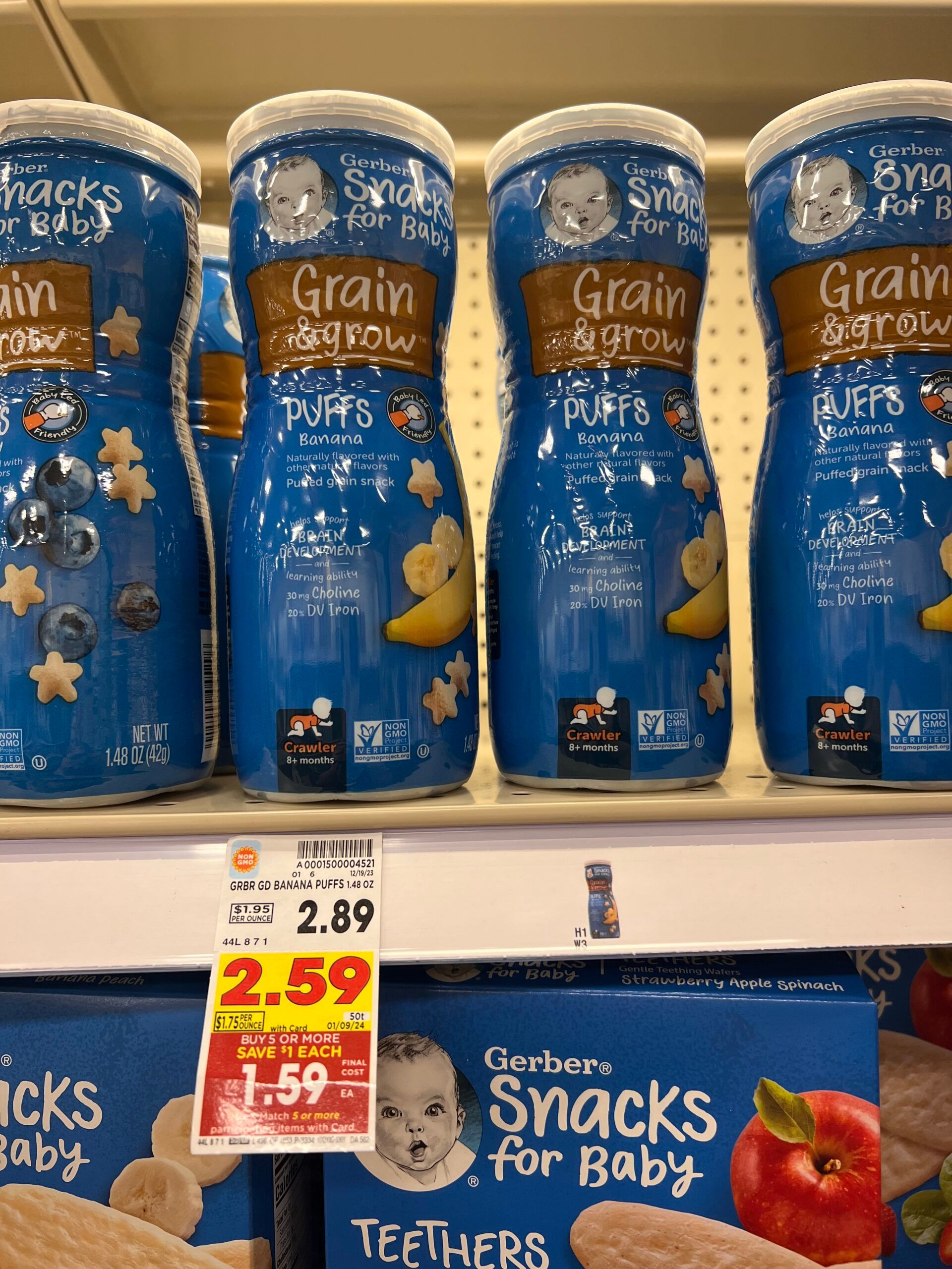 Gerber Baby Snacks as low as $1.59! - Kroger Krazy