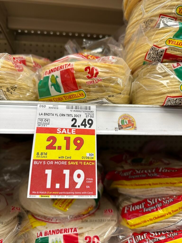 la banderita tacos kroger shelf image