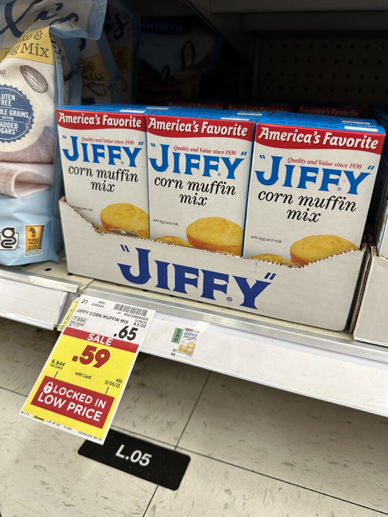 jiffy corn muffin mix kroger shelf image