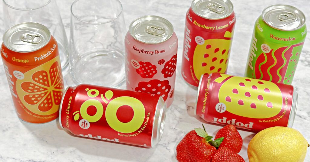 Poppi Glasses Kroger Prebiotic Soda