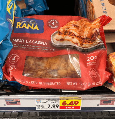 Rana Meal Kroger Shelf Image