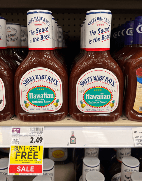 Sweet Baby Ray's Kroger Shelf Image