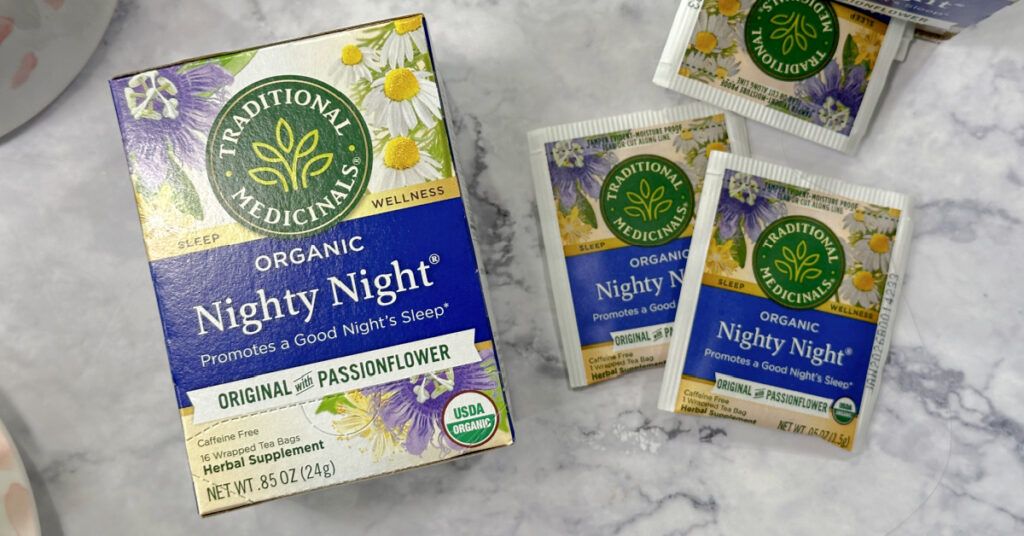 Traditional Medicinals Organic Nighty Night Original with Passionflower Tea  kroger