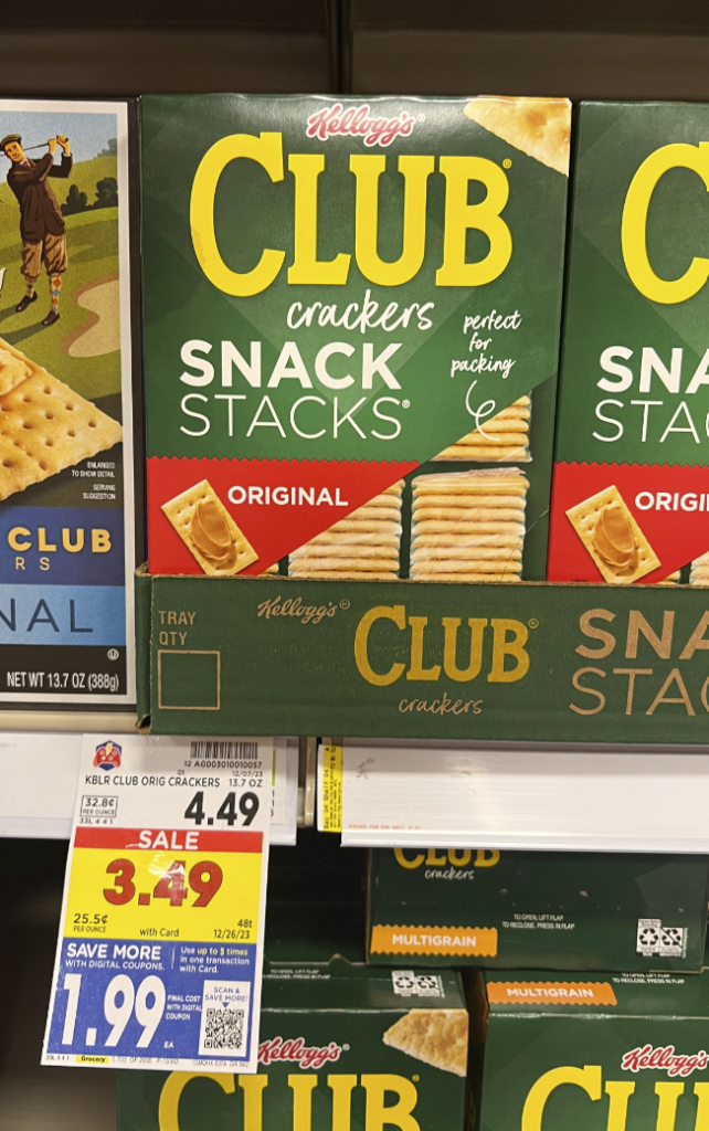 club crackers kroger shelf image 1