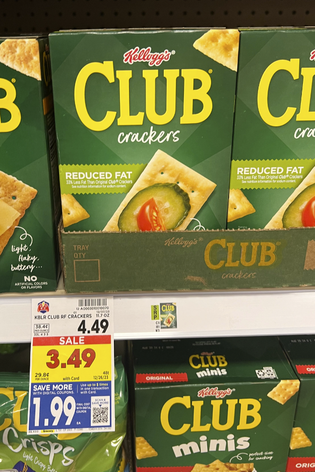 club crackers kroger shelf image 1