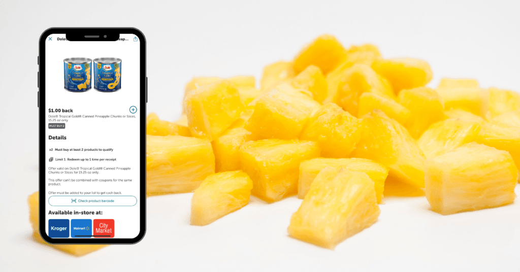 dole tropical gold pineapple ibotta