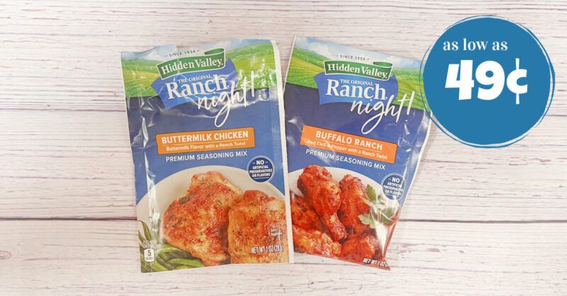 Hidden Valley Ranch Night Packets as low as 49&cent;! - Kroger Krazy