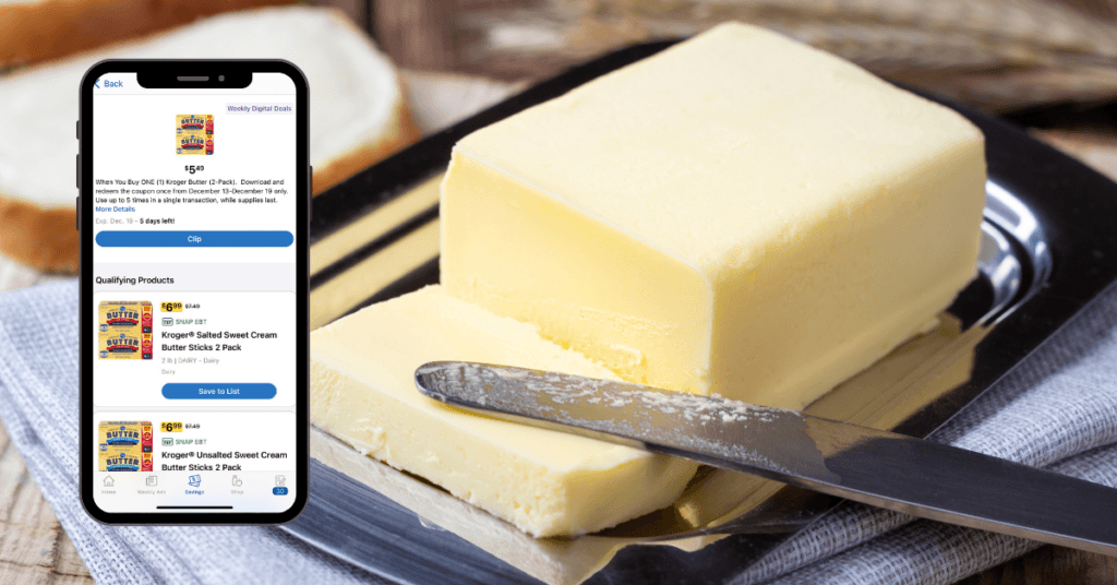 kroger butter digital