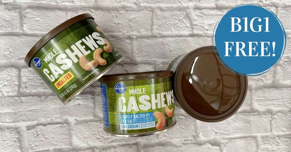 Kroger Cashews Are B1g1 Free Kroger Krazy