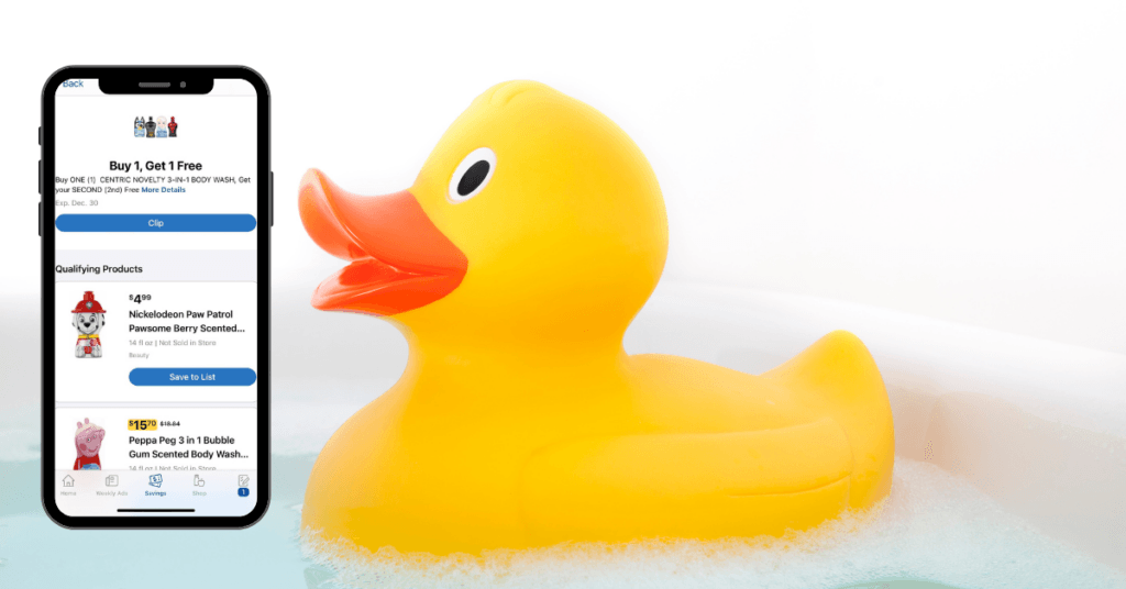 novelty body wash kroger digital coupon