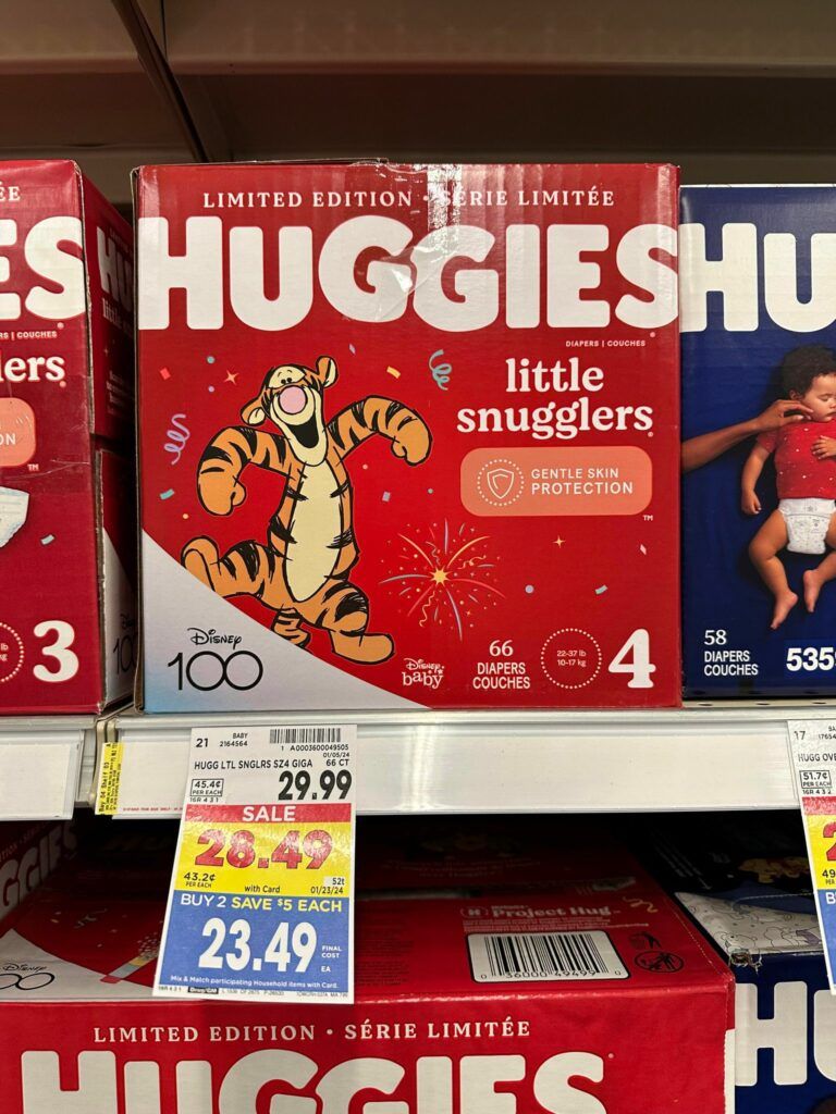 huggies kroger shelf image