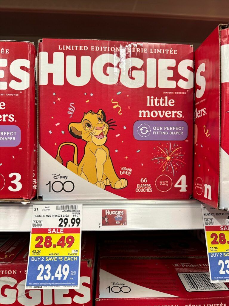 huggies kroger shelf image