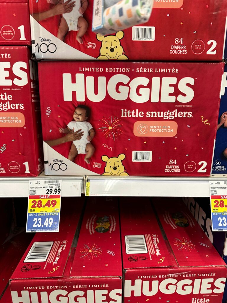 huggies kroger shelf image