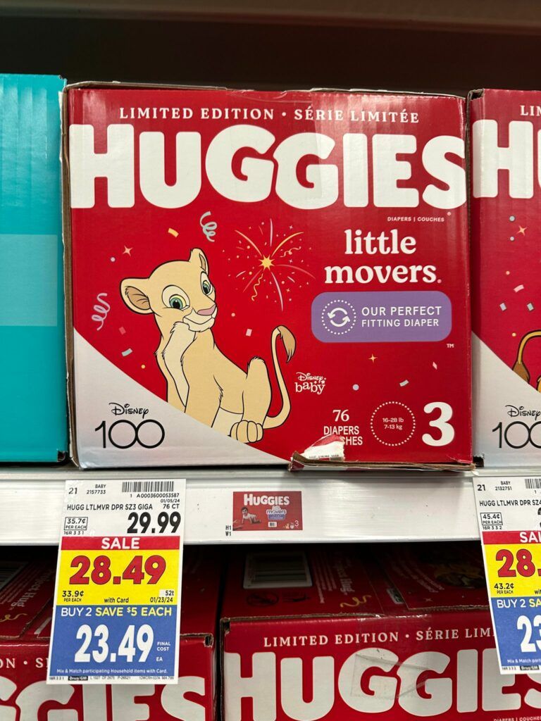 huggies kroger shelf image