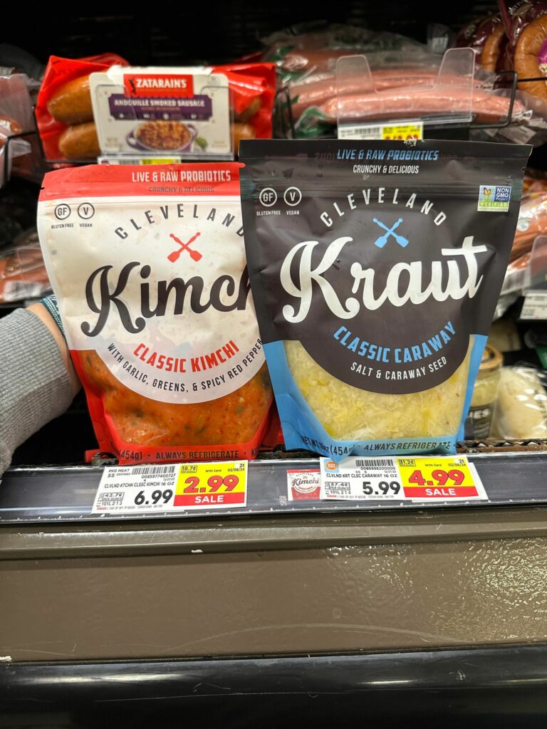 cleveland kraut and kimchi kroger shelf image