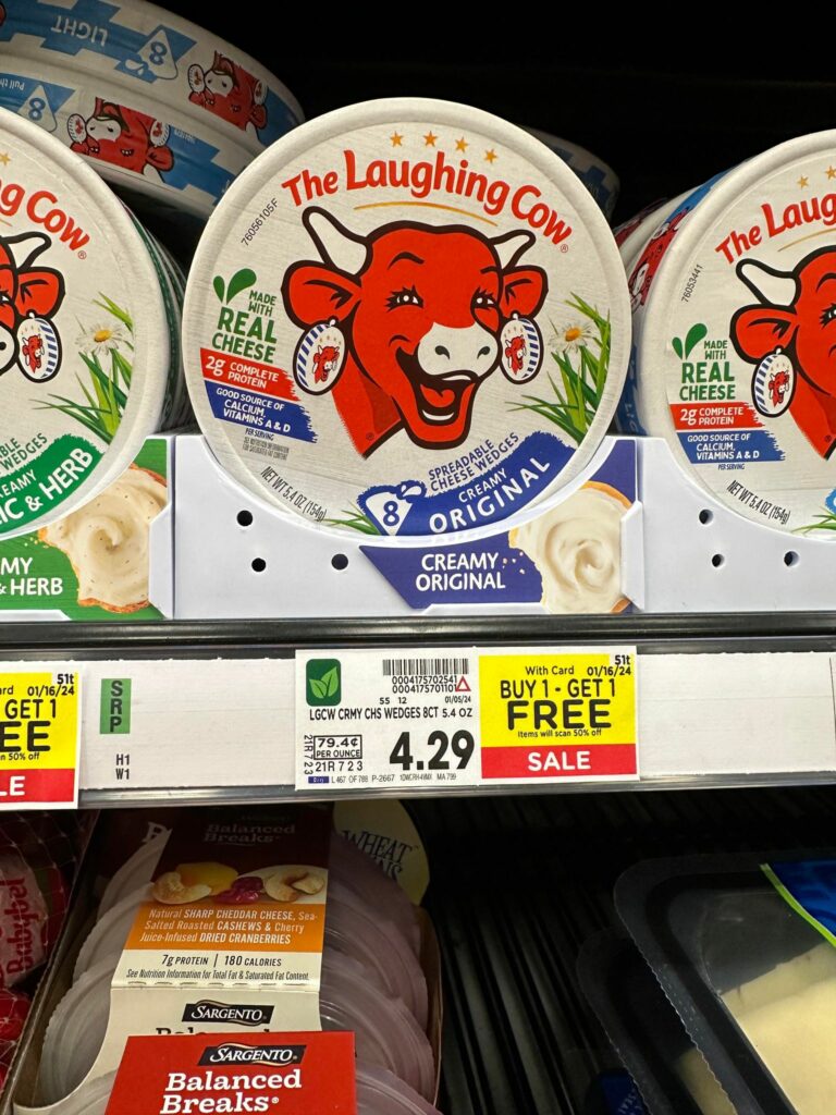 laughing cow kroger shelf image