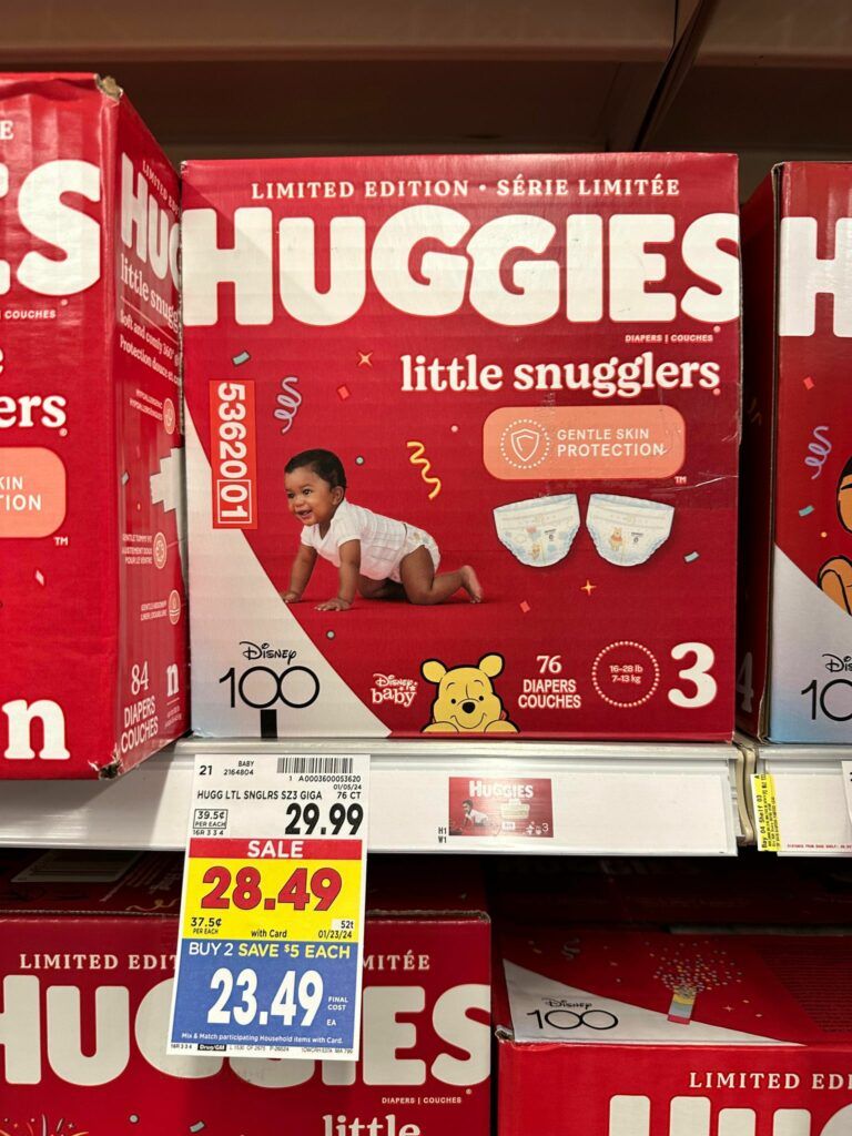 huggies kroger shelf image
