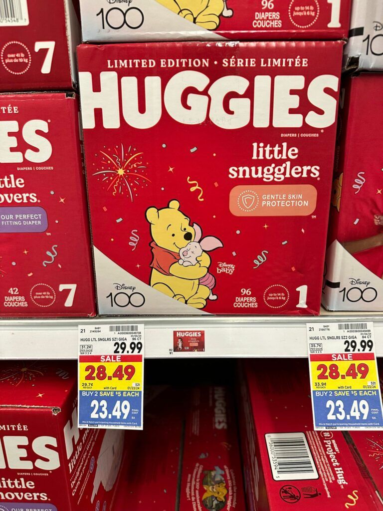 huggies kroger shelf image