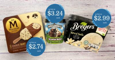 Ben & Jerry's, Breyers and Magnum Ice Cream Kroger Krazy