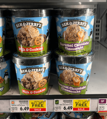 Ben & Jerry's Ice Cream Kroger Shelf Image