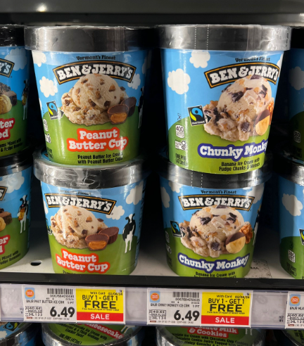 Ben & Jerry's Ice Cream Kroger Shelf Image