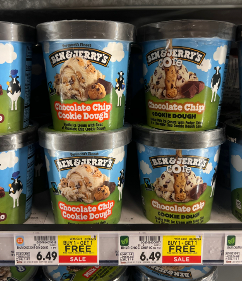 Ben & Jerry's Ice Cream Kroger Shelf Image