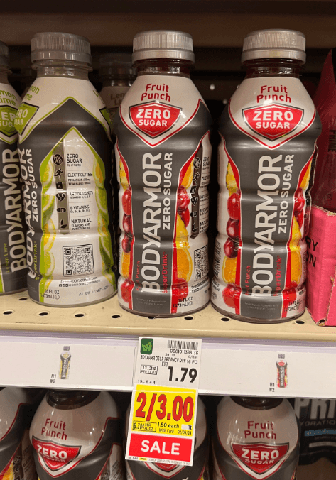 BodyArmor Kroger Shelf Image