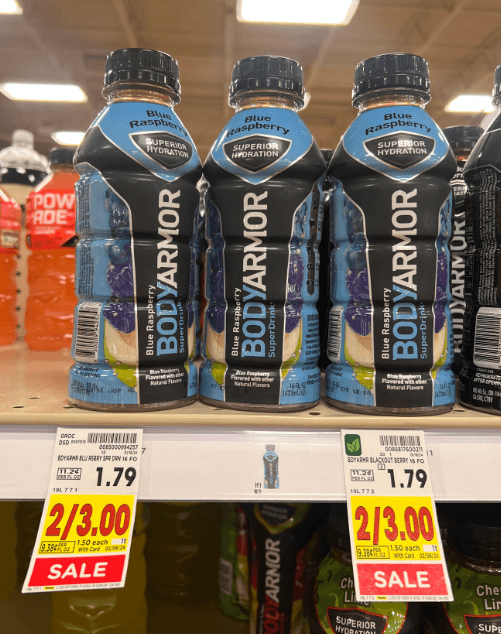 BodyArmor Kroger Shelf Image