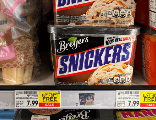 Breyers Ice Cream Kroger Shelf Image