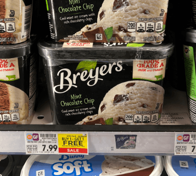 Breyers Ice Cream Kroger Shelf Image