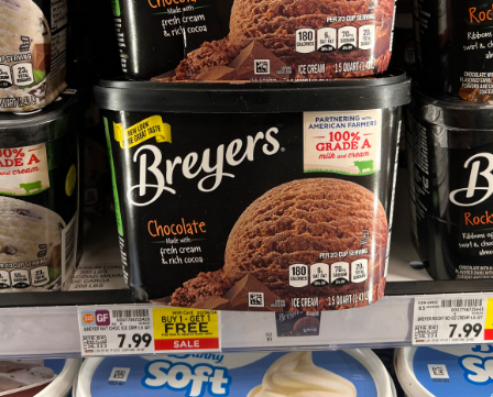 Breyers Ice Cream Kroger Shelf Image