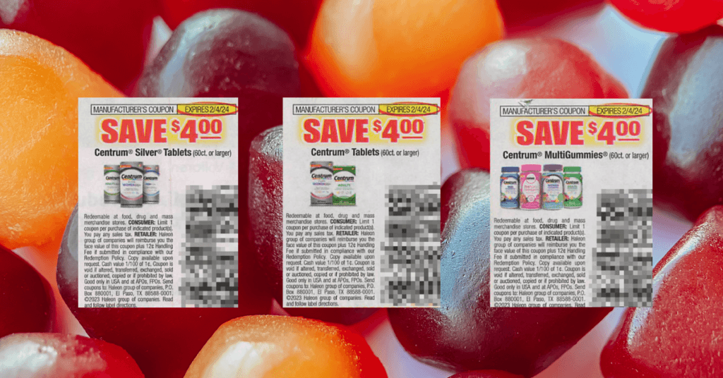 Centrum Vitamin Coupons Kroger