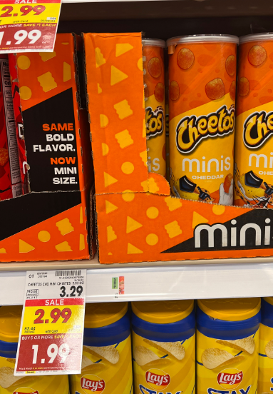 Cheetos Minis Kroger Shelf Image