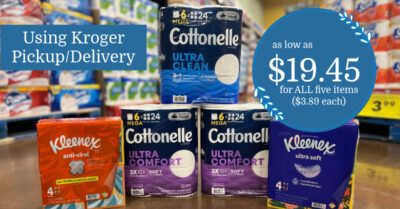 Cottonelle and Kleenex Kroger Krazy