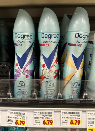 Degree Dry Spray Women Kroger Shelf Image1