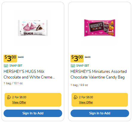 Hershey's and M&M's Candy Sale Kroger