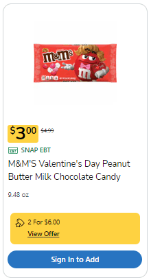 Hershey's and M&M's Candy Sale Kroger
